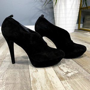 Women's INC Int Concepts Black Suede Heels Size 9